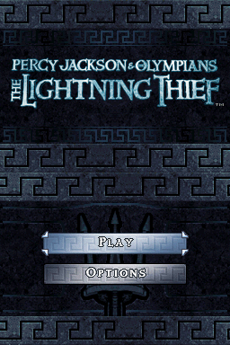 Percy Jackson and the Olympians - The Lightning Thief — Title screen