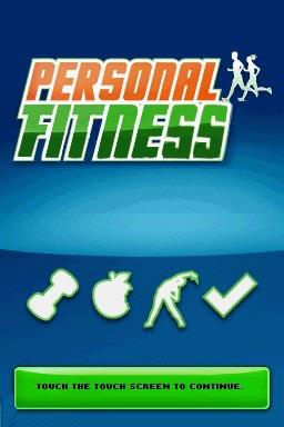Personal Fitness for Men — Title screen