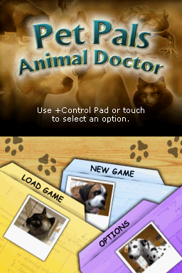 Pet Pals : Animal Doctor — Title screen
