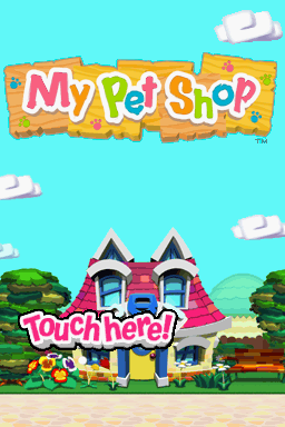 Pet Shop Monogatari DS — Title screen