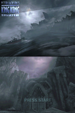Peter Jackson's King Kong : The Official Game of the Movie — Title screen