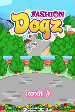 Petz - Dogz Fashion — Title screen