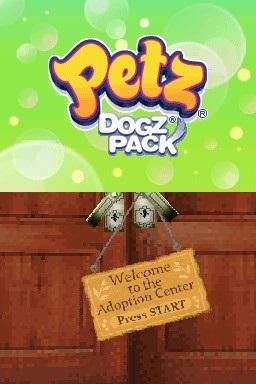 Petz - Dogz Pack — Title screen