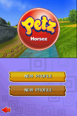 Petz - Horsez Family — Title screen