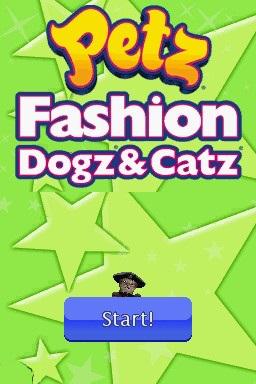 Petz Fashion - Dogz & Catz — Title screen