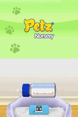 Petz: Nursery — Title screen