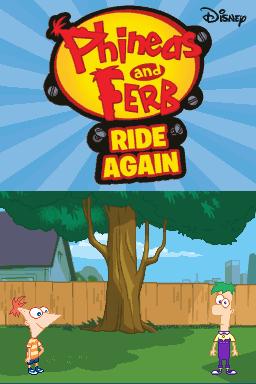 Phineas and Ferb : Ride Again — Title screen