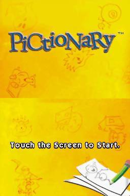 Pictionary — Title screen