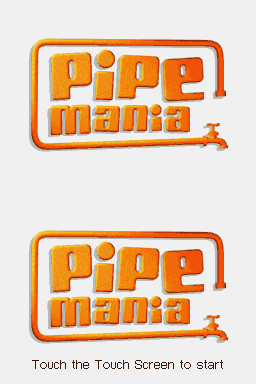 Pipe Mania — Title screen