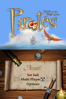 Pirates : Duels on the High Seas — Title screen