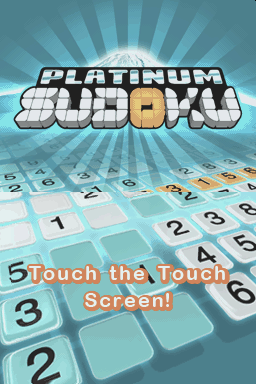 Platinum Sudoku — Title screen