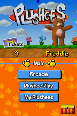 Plushees — Title screen