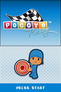 Pocoyo Racing — Title screen
