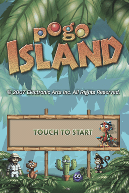 Pogo Island — Title screen