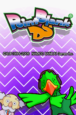 Point Blank Ds — Title screen