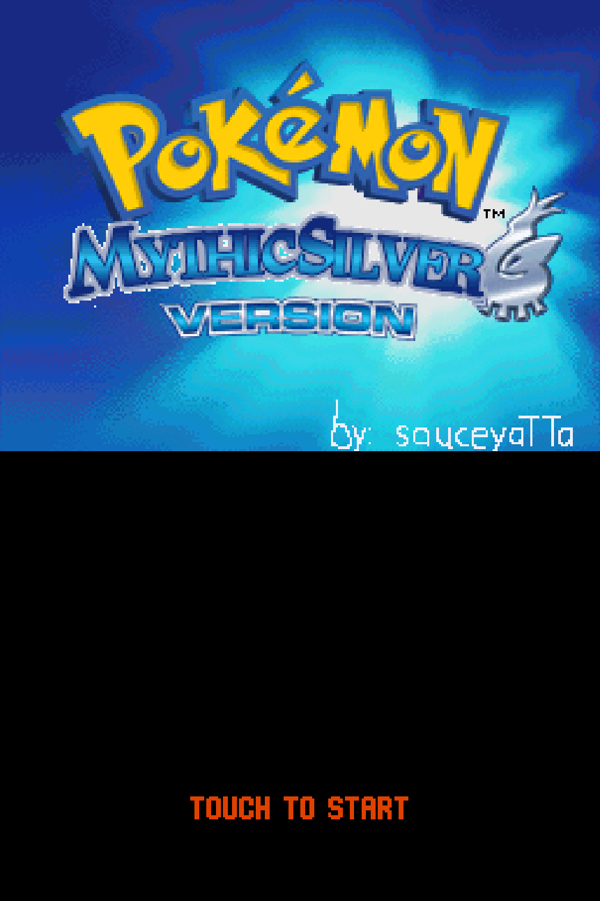 Pokemon - Mythic Silver — Title screen