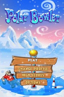 Polar Bowler — Title screen