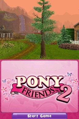 Pony Friends 2 — Title screen