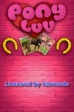 Pony Luv — Title screen