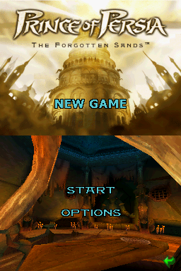 Prince of Persia - The Forgotten Sands — Title screen