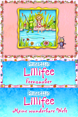 Princess Lillifee - Game Collection — Title screen