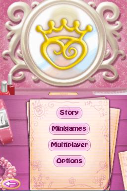 Princess in Love — Title screen