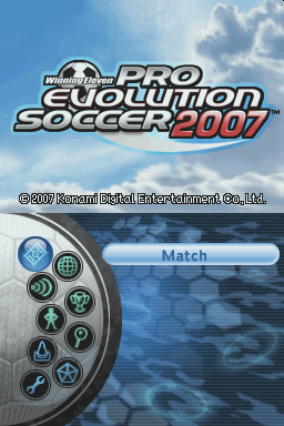 Pro Evolution Soccer 6 — Title screen