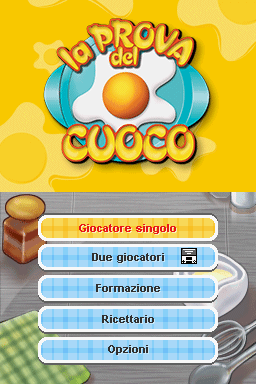 Prova Del Cuoco, La — Title screen