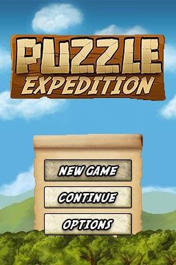 Puzzle Expedition — Title screen