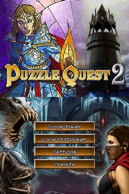 Puzzle Quest 2 — Title screen