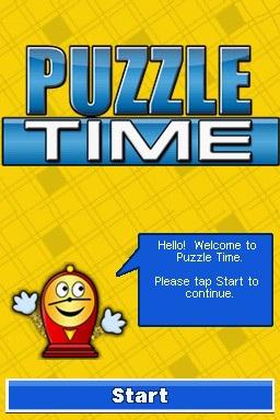 Puzzle Time — Title screen