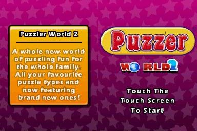Puzzler World 2 — Title screen