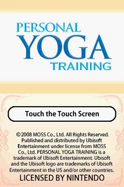 Quick Yoga Training: Learn in Minutes a Day — Title screen