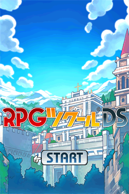 RPG Tsukuru DS : Create The New World — Title screen