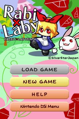 Rabi Laby — Title screen