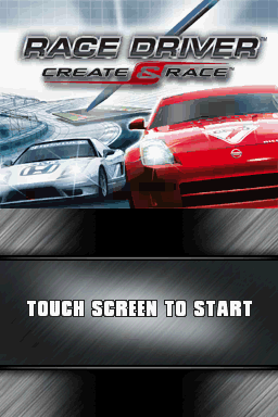 Race Driver: Create & Race — Title screen
