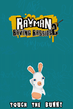 Rayman Raving Rabbids 2 — Title screen