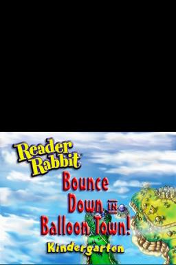 Reader Rabbit - Kindergarten — Title screen
