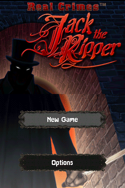 Real Crimes : Jack the Ripper — Title screen