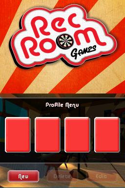 Rec Room Games — Title screen