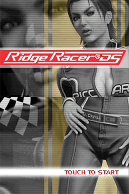 Ridge Racer DS — Title screen