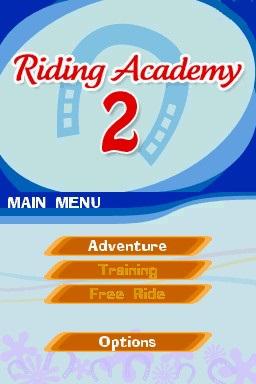 Riding Academy 2 — Title screen