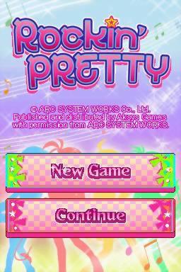 Rockin' Pretty — Title screen