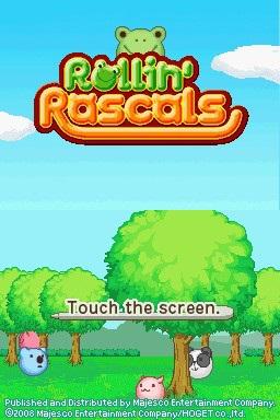 Rollin' Rascals — Title screen