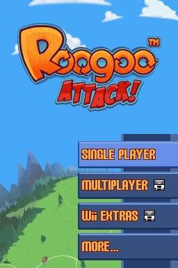 Roogoo Attack! — Title screen