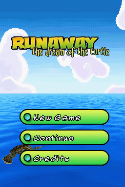 Runaway : The Dream of the Turtle — Title screen