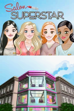 Salon Superstar — Title screen