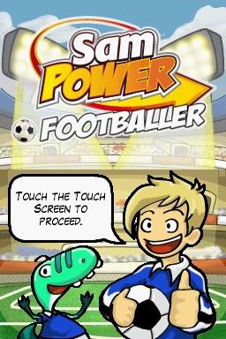 Sam Power - Footballer — Title screen