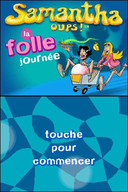 Samantha Oups! - Le Jeu — Title screen
