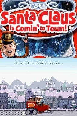 Santa Claus Is Comin' To Town — Title screen